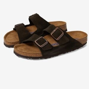 Birkenstock Arizona Soft Footbed Suede Unisex Sandal Mocha 44R EUC